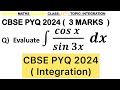 Q) Integration ∫ cos x / sin 3x dx #cbse #maths #cbse2026 #maths #cbse #cbse #cbse2026