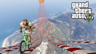 ด่านแข่งจักรยานที่ยาก ที่สุดในโลก GTA V (Funny Momap) screenshot 1