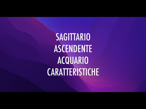 Video: Sagittario e acquario dovrebbero?