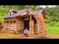 How to build a balcony   building a wooden cabin off grid cabin