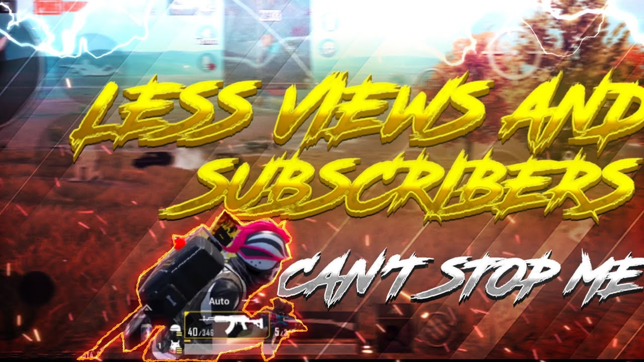 LESS VIEWS AND SUBSCRIBERS CAN'T STOP ME!! PUBG MOBILE MONTAGE !!