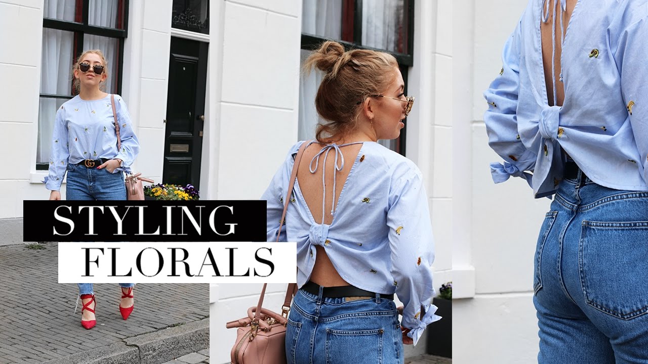 How To Style FLORAL Prints For Spring Lookbook 2017 | FASHION GUIDE