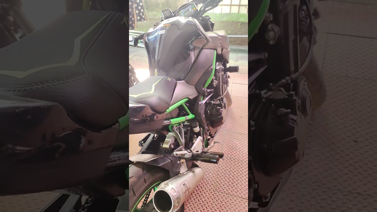 Arrow Exhaust Cold Start ( DB Killer Removed) on Z900 