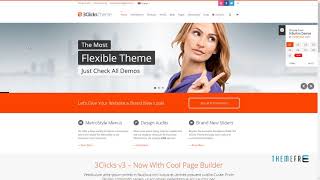 3Clicks Responsive Multi-Purpose WordPress Theme      Fred William