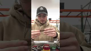 Rollin up a Mike Tyson blunt