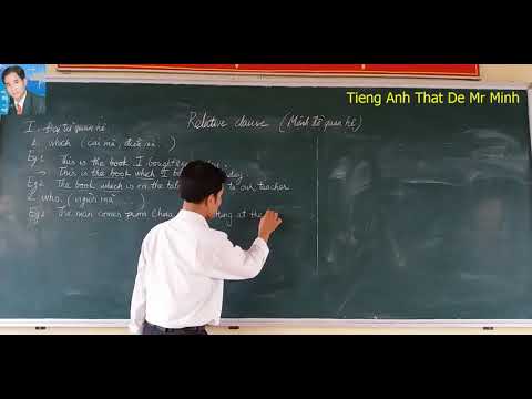 Video Mệnh đề quan hệ- P1- Các đại từ quan hệ trong tiếng... - YouTube
