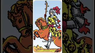 Knight of Wands, Meaning #learntarot #tarot #cardreading #riderwaitetarot