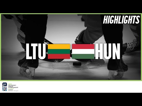 Highlights | Lithuania vs. Hungary | 2022 IIHF Ice Hockey World Championship | Division I Group A