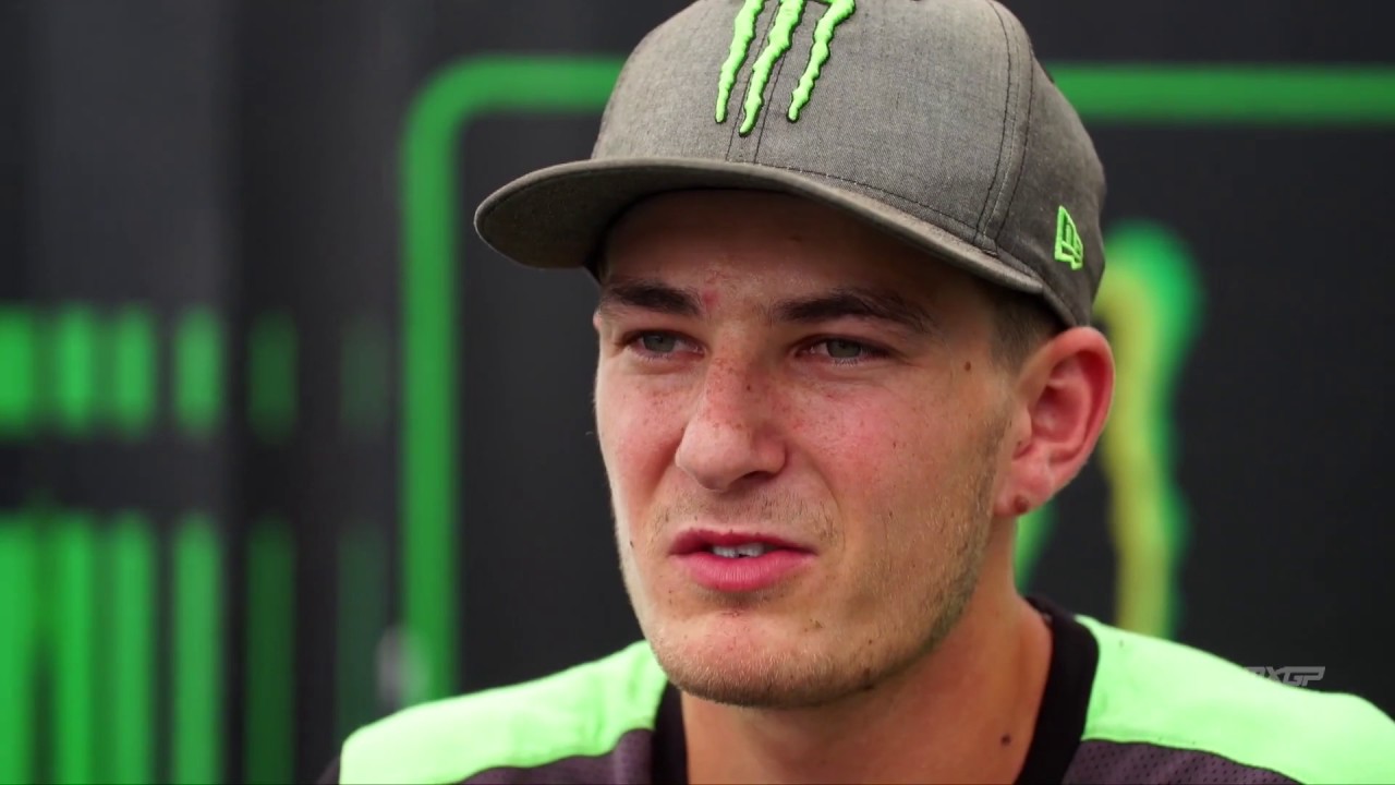 monster energy kawasaki team hat