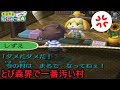 雑草が2800本あるとび森界で一番汚い村をしずえさんにアドバイスしてもらった結果・・・