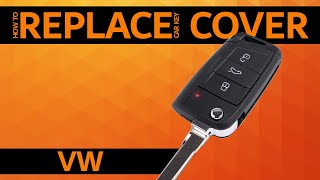 VW  How to replace car key cover
