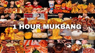 *NEW 🥵1 HOUR BIG BITES SATISFYING MUKBANG COMPILATION pt.90