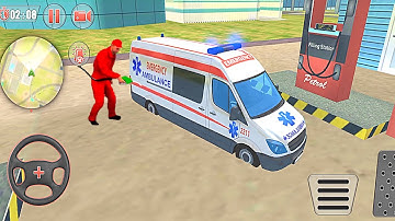 Ambulance Robot Car Transform - Emergency Robot City Rescue Simulator - Android Gameplay