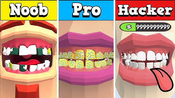 NOOB vs PRO vs HACKER in Dentist Bling!