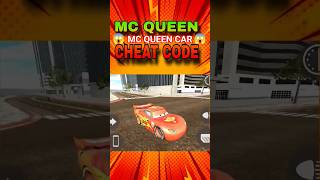 New Mc Queen Car Cheat Code In Indian Bike Driving 3D