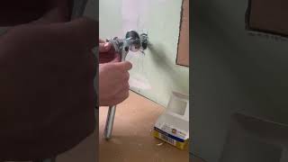Toilet Water Line Finish - Clean Chrome Setup