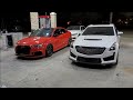 2018 Audi RS3 FBO E85 vs 2018 Cadillac CTS-V Bolt Ons MS109