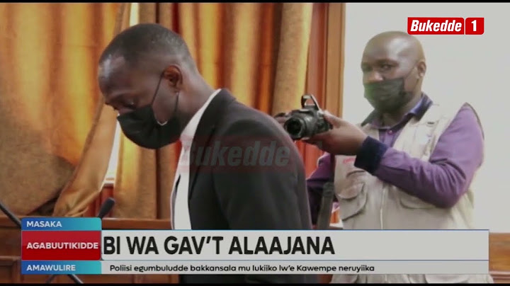 Agabuutikidde:Ogwa Ssegirinnya ne Ssewanyana,omuwaabi wa Gavumenti alaajana, Agamba atiisibwatisibwa