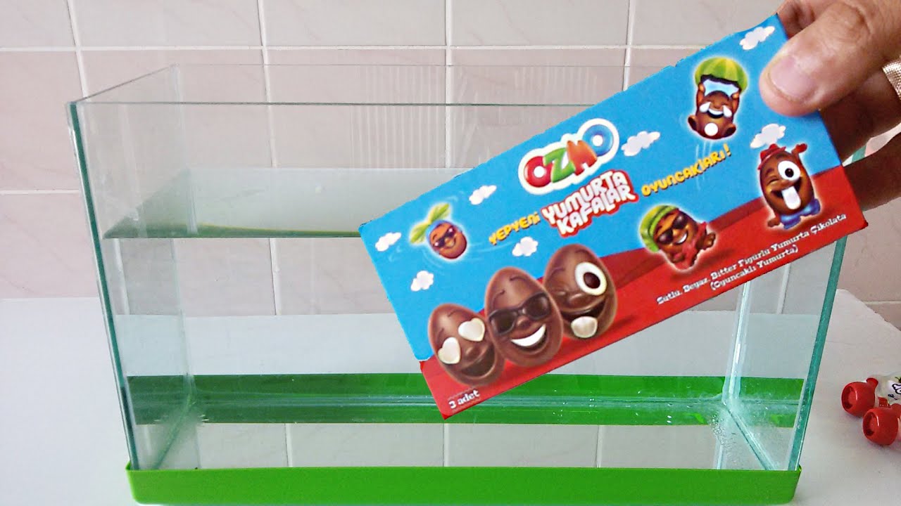 Experiment Surprise Egg Under Water 