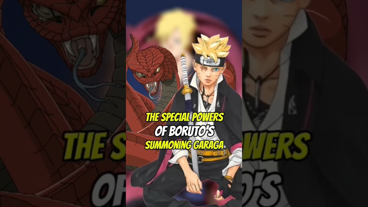 The Special Powers Of Boruto's Summoning Garaga 