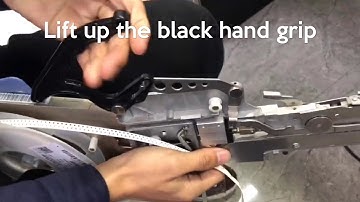 How to install reels on Yamaha pneumatic feeder