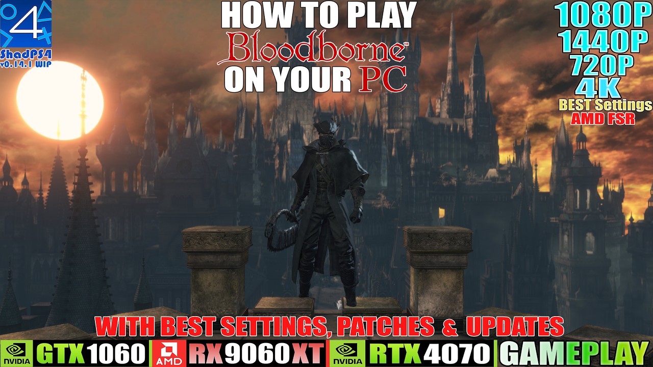 How To Play Bloodborne and Other PS4 Games On PC With ShadPS4 Emulator ~ Full Best Setup Tutorial