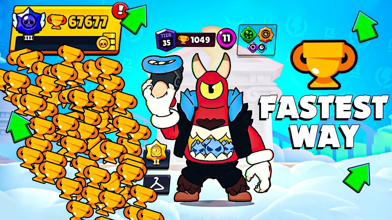 Fastest way to Push Trophies in Brawl Stars 🏆 (PRO TIPS AND GUIDE)