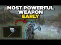 Most Powerful Weapon You Can Get Early ICERIND HATCHET Elden Ring Guide
