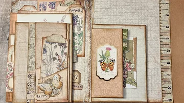 File Folder Folio Journal Using Memories of the Meadow Part 2