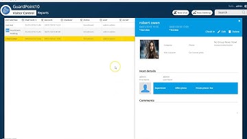 GuardPoint10 - Visitor Module