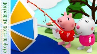 Crazy Wind Peppa Pig Toys Stop Motion Animation English Episodes 2018