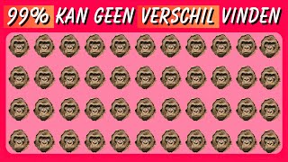 Zoek De Twee Verschillende - Makkelijk, Medium En Hard Levels