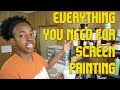 Things You Need To Start A Screen Printing Business