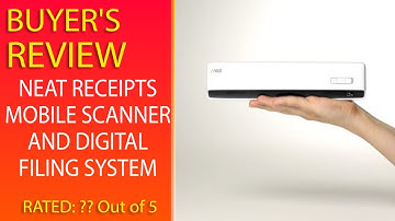 Review Neat Receipts Mobile Scanner And Digital Filing System