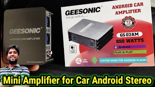 geesonic gs-02am mini car amplifier | Android car amplifier | SJ | #geesonic #caramplifier