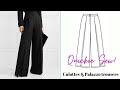 Culottes and Palazzo trousers pattern tutorial - QUICK SERIES