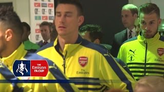 Arsenal v Aston Villa (2015 FA Cup Final) Tunnel Cam | Inside Access