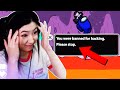 I GOT BANNED FOR HACKING IN AMONG US... ft. DisguisedToast, Sykkuno, Valkyrae