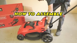 How to Assemble The CRAFTSMAN Corded Lawnmower
