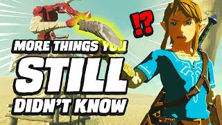 19 MORE Things You STILL Didn't Know In Zelda Breath Of The Wild