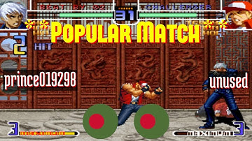@kf2k2pls: prince019298 (BD) vs unused (BD) [King of Fighters 2002 Plus kf2k2 Fightcade] Feb 15