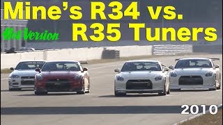 Mines R34GT-R vs. Tune R35GT-R high speed battle !! 【Best MOTORing】 2010