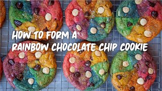 Rainbow Chocolate Chip Cookie