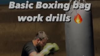 Basics Boxing Bag Workout Drills, Heavy Bag HIIT Drills and Sharp Punches 🔥