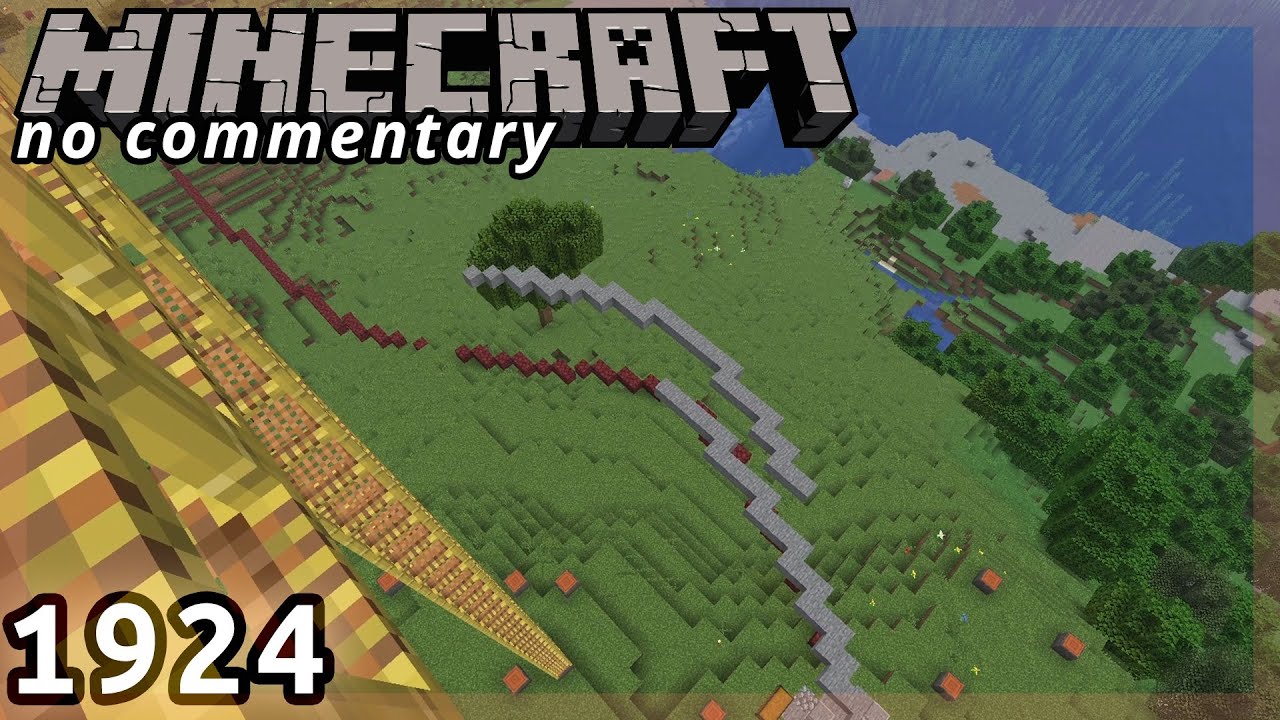 Late-Game Minecraft 1924 :: Stone and Netherrack Over a Slope - YouTube
