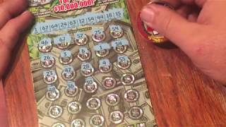 👍Scratching 💲70 lot of NC big tickets, and a three match ticket‼