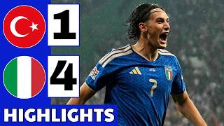 HIGHLIGHTS - Türkiye vs Italy (1-4) Highlights & Frattesi, Esposito Goals • UEFA Nations League 2026