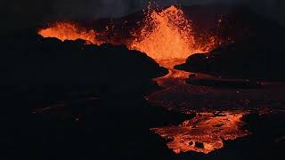 Lava Bubbling Ambience 🌋 | 2-Hour Volcano Sounds for Sleep & Focus