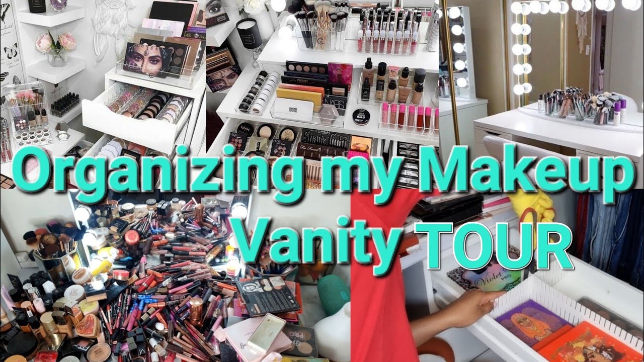 DEEP CLEAN WITH ME*Extreme Vanity Declutter , Organizing + Makeup