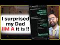 How I made it to IIM Ahmedabad  | Engineers with Work Ex Shares his journey | Proud of You Vedant